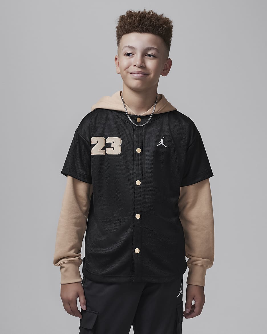 Jordan jumpman mesh baseball jersey discount